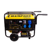 Фото Генератор бензиновый CHAMPION LPG6500E+ ГАЗ